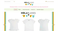 Desktop Screenshot of nolablanks.com